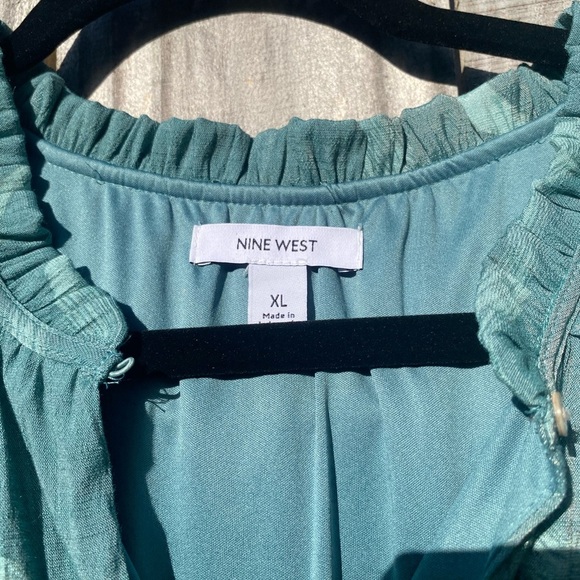 Nine West Green Blue Dress - Picture 5 of 11